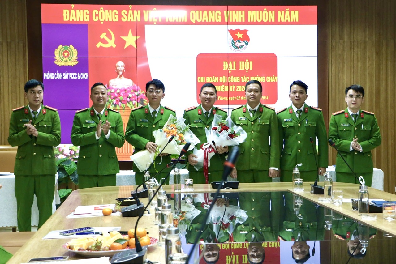 Đại hội Chi đoàn Đội 2 - Phòng Cảnh sát PCCC và CNCH nhiệm kỳ 2024 - 2027